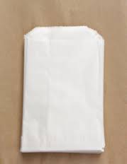 Plastic Ping Bags Flat White Merchandise Bags
